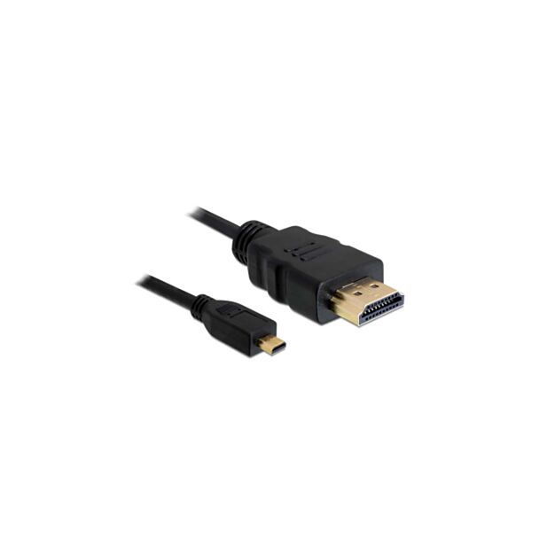 DeLOCK 4043619826643 HDMI cable 2 m HDMI Type A (Standard) HDMI Type D (Micro) Black