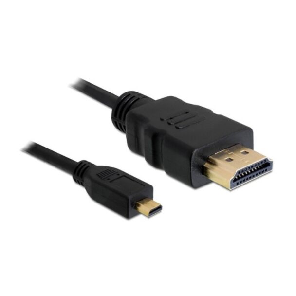 DeLOCK 82661 HDMI cable 1 m HDMI Type A (Standard) HDMI Type D (Micro) Black