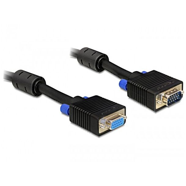 DeLOCK 15m VGA cable VGA (D-Sub) Black