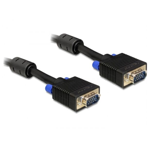 DeLOCK 2m VGA cable VGA (D-Sub) Black