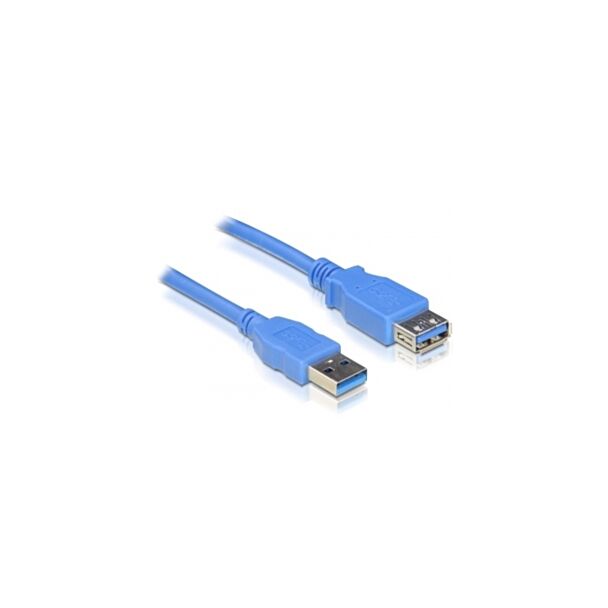 DeLOCK USB 3.0 male/female A/A - 3m USB cable USB A Blue