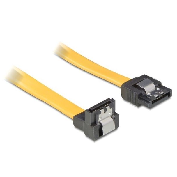 DeLOCK 0.7m SATA cable Yellow