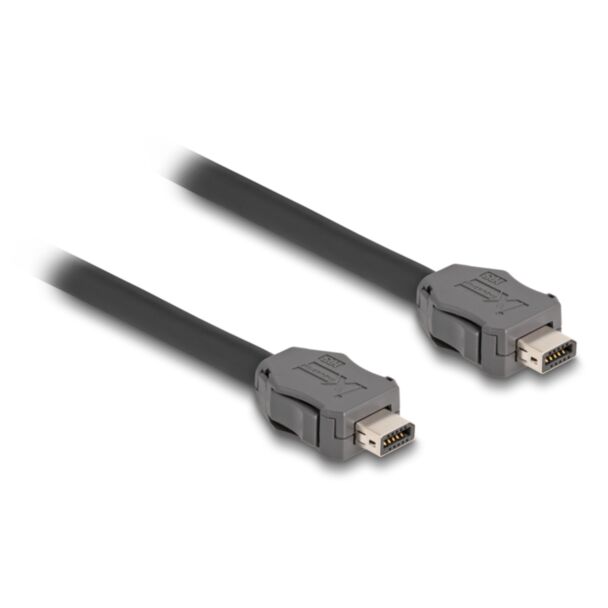 DeLOCK Cable ix Industrial (A-coded) plug to plug Cat.7 1 m