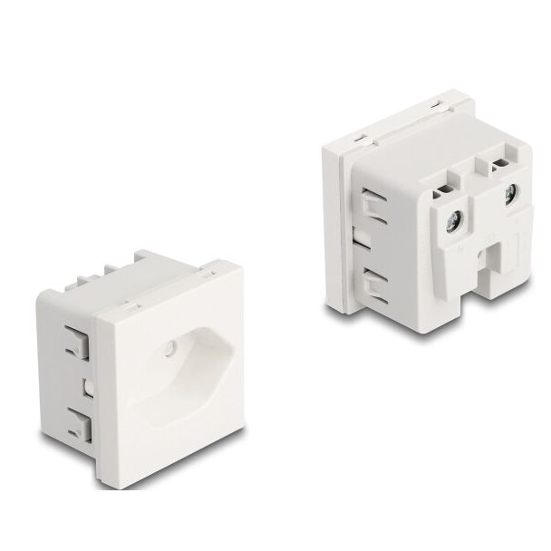 DeLOCK Easy 45 Grounded Power Socket T13 Switzerland 45 x 45 mm