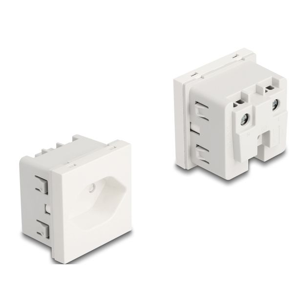 DeLOCK Easy 45 Grounded Power Socket T13 Switzerland 45 x 45 mm