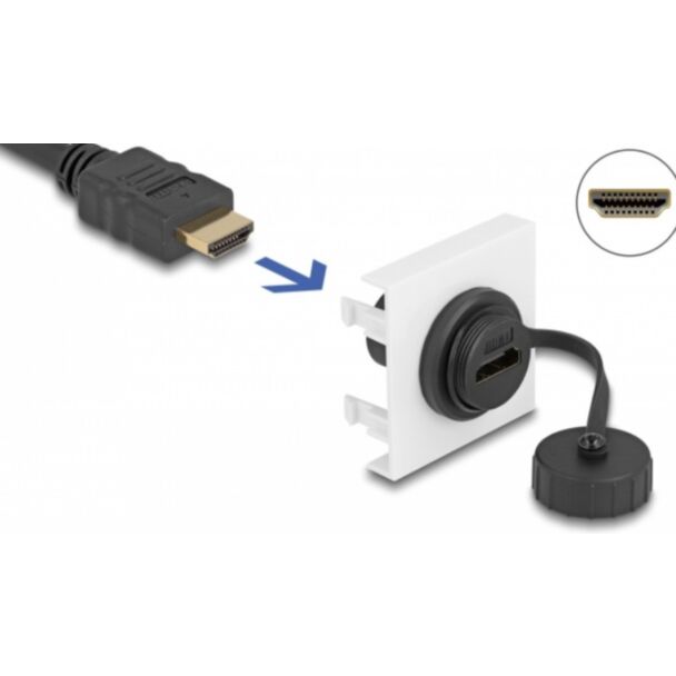 DeLOCK Easy 45 HDMI Module 45 x 45 mm