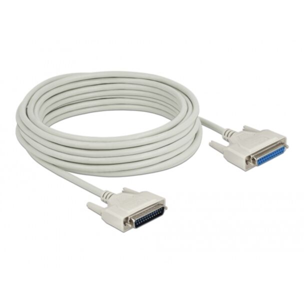 DeLOCK Serial Cable D-Sub 25 male to female 10 m