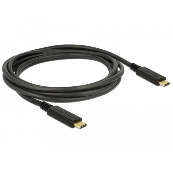 DeLOCK 83668 USB cable USB 3.2 Gen 1 (3.1 Gen 1) 2 m USB C Black
