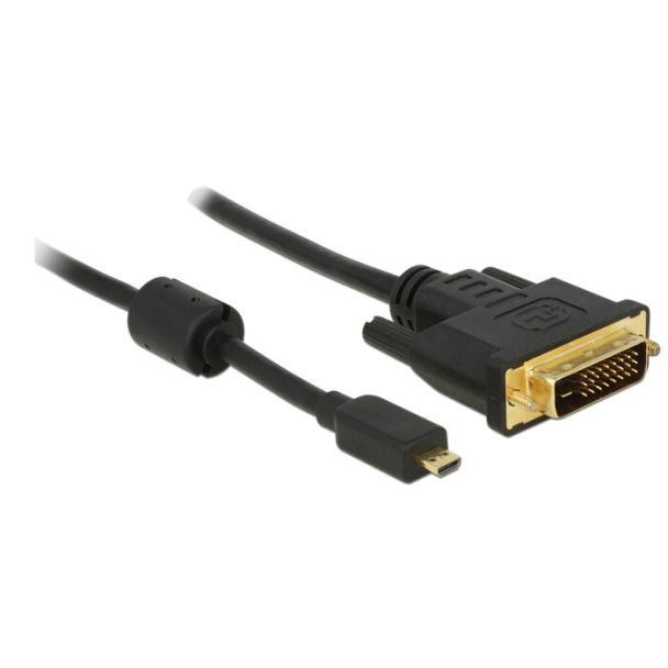 DeLOCK 83585 video cable adapter 1 m Micro-HDMI DVI-D Black