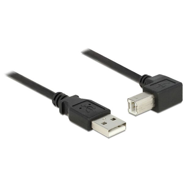 DeLOCK 3m, USB 2.0-A - USB 2.0-B USB cable USB A USB B Black