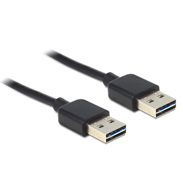DeLOCK 1m USB 2.0 A USB cable USB A Black