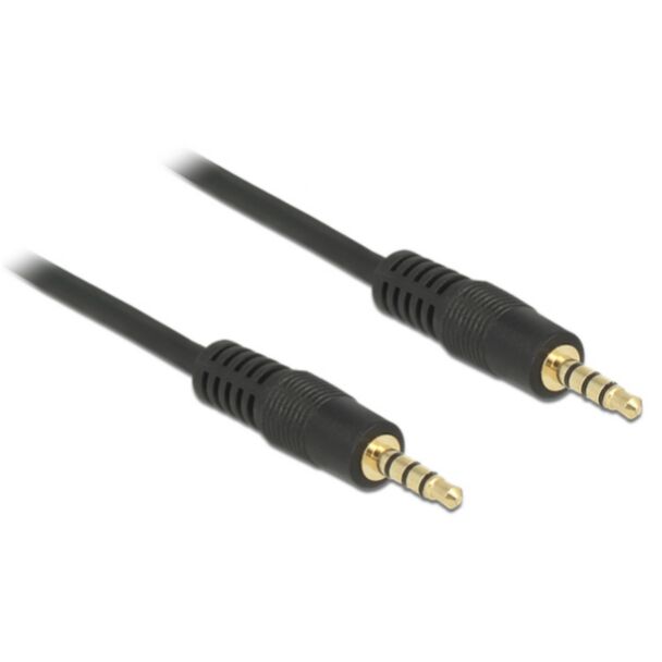 DeLOCK 83435 audio cable 1 m 3.5mm Black