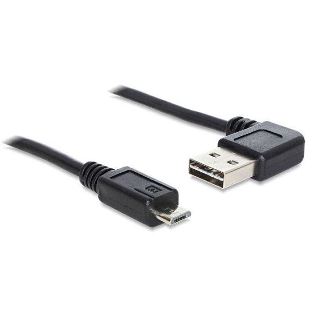 DeLOCK 1m USB 2.0 A - micro-B m/m USB cable USB A Micro-USB B Black