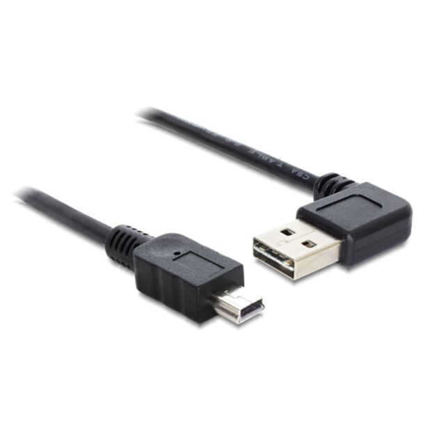 DeLOCK 1m USB 2.0 A - miniUSB m/m USB cable USB A Mini-USB A Black