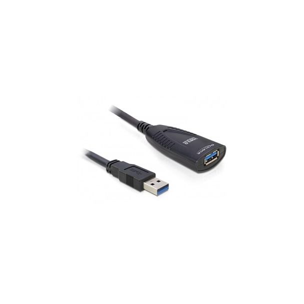 DeLOCK USB 3.0 5m USB cable USB 3.2 Gen 1 (3.1 Gen 1) Black