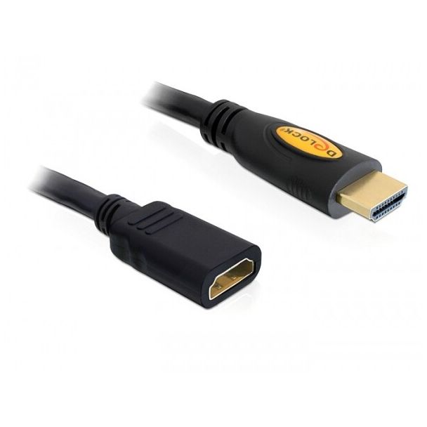 DeLOCK 2m HDMI HDMI cable HDMI Type A (Standard) Black