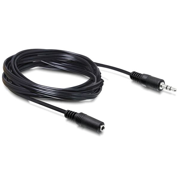 DeLOCK 3.5mm - 3.5mm, 5m audio cable Black