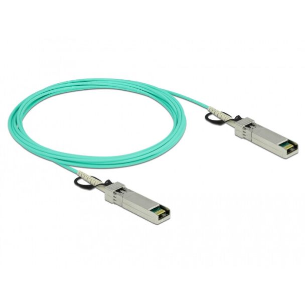 DeLOCK Active Optical Cable QSFP+ to 4 x SFP+ 5 m