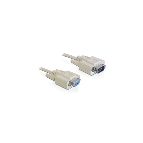 DeLOCK Sub-D9 5m serial cable Beige
