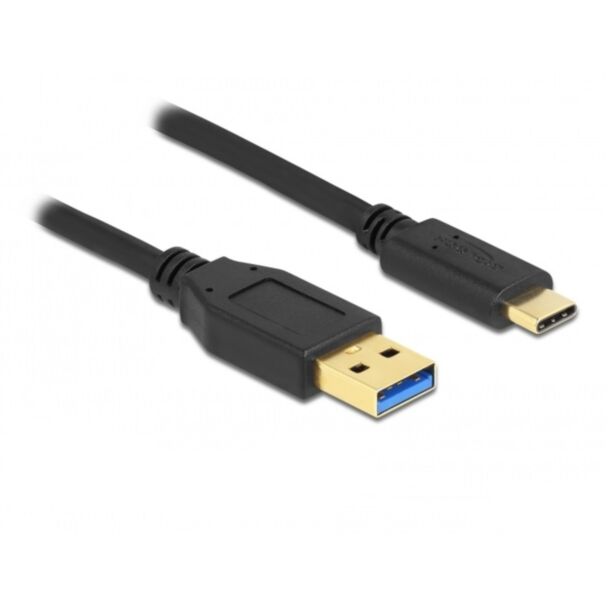 DeLOCK SuperSpeed USB (USB 3.2 Gen 2) Cable Type-A to USB Type-C 2 m