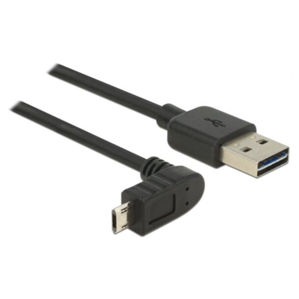 DeLOCK 83857 cavo USB USB 2.0 3 m USB A Micro-USB B Nero