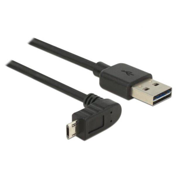 DeLOCK 83856 cavo USB USB 2.0 2 m USB A Micro-USB B Nero