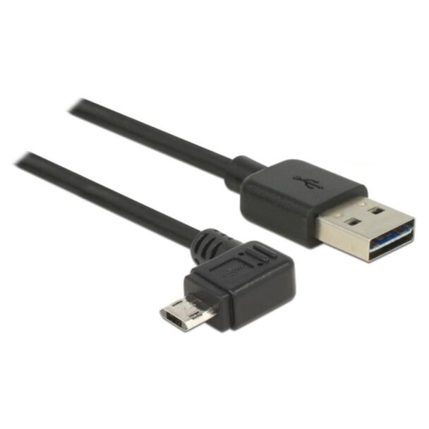 DeLOCK 83854 cavo USB USB 2.0 3 m USB A Micro-USB B Nero
