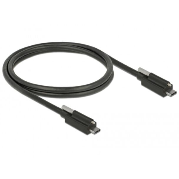 DeLOCK 83719 cavo USB USB 3.2 Gen 2 (3.1 Gen 2) 1 m USB C Nero