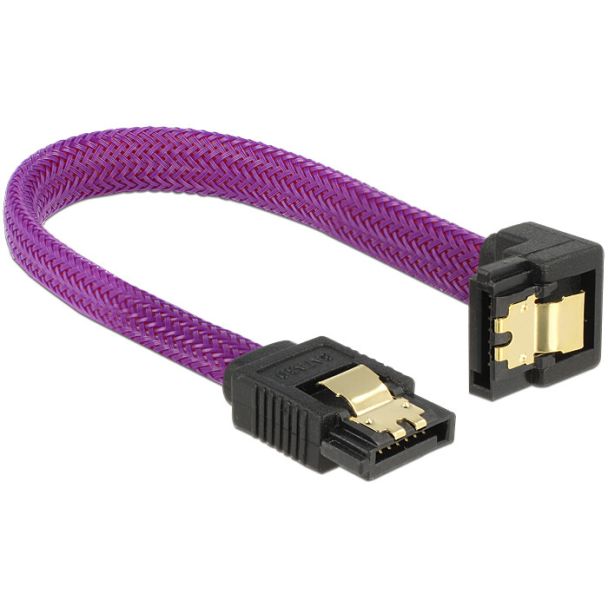 DeLOCK 83693 SATA cable 0.1 m Purple
