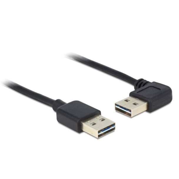 DeLOCK 85176 cavo USB USB 2.0 0,5 m USB A Nero