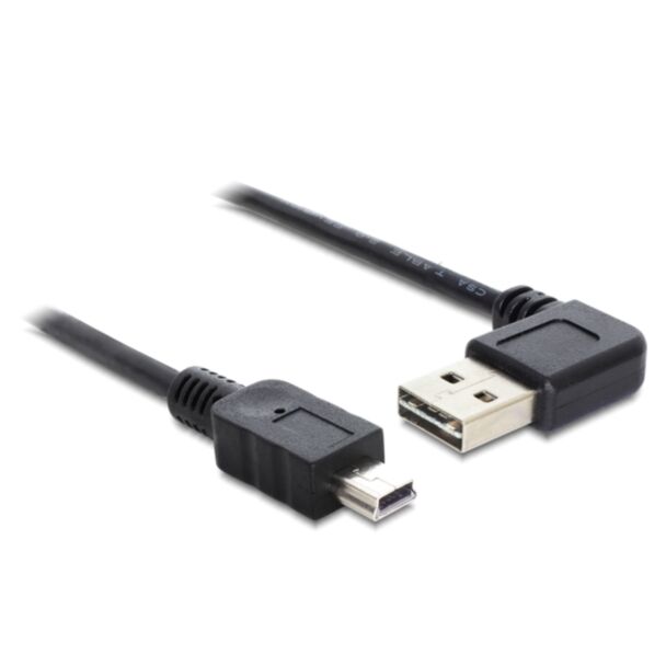 DeLOCK 85175 cavo USB USB 2.0 0,5 m USB A Mini-USB B Nero