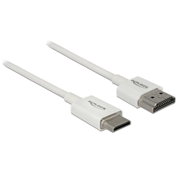 DeLOCK 85144 cavo HDMI 2 m HDMI tipo A (Standard) HDMI Type C (Mini) Bianco