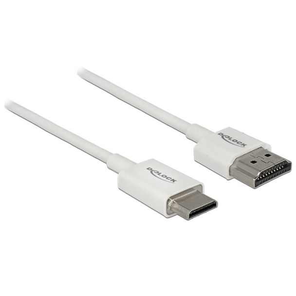 DeLOCK 85143 HDMI cable 1.5 m HDMI Type A (Standard) HDMI Type C (Mini) White
