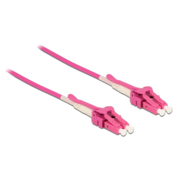 DeLOCK 85133 cavo InfiniBand e in fibra ottica 2 m LC Rosa