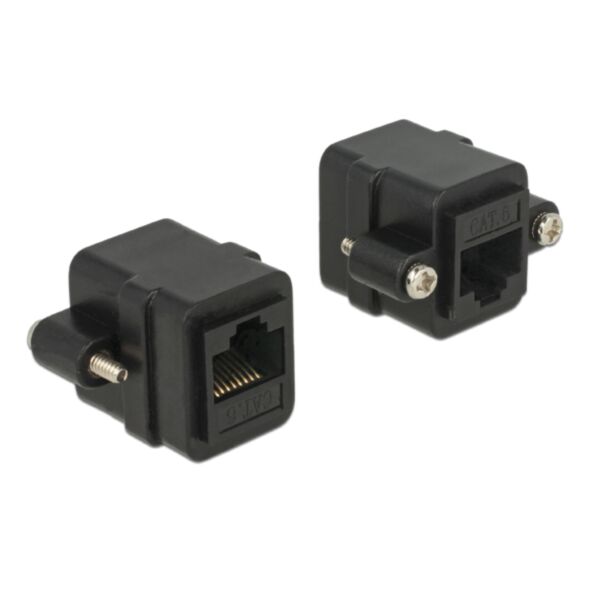 DeLOCK 85124 adattatore per inversione del genere dei cavi RJ-45 Nero