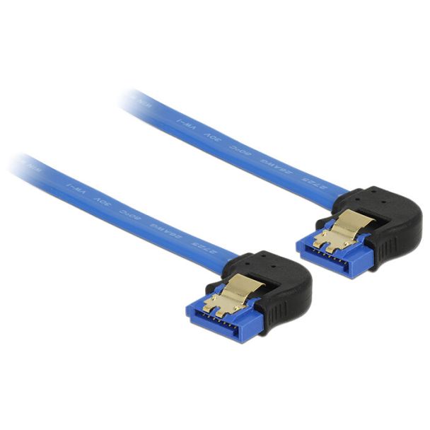 DeLOCK 85095 SATA cable 0.2 m SATA 7-pin Black, Blue