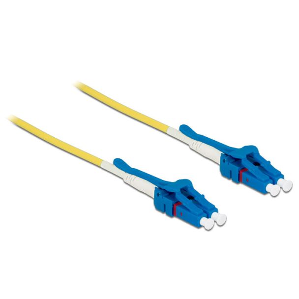 DeLOCK 85086 InfiniBand/fibre optic cable 5 m LC Yellow