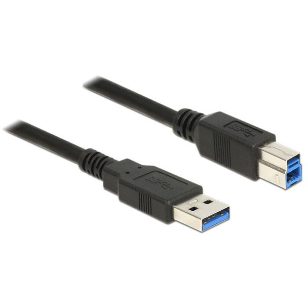 DeLOCK 85066 USB cable USB 3.2 Gen 1 (3.1 Gen 1) 1 m USB A USB B Black