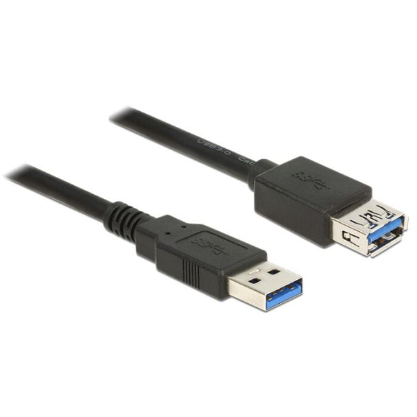 DeLOCK 85053 USB cable USB 3.2 Gen 1 (3.1 Gen 1) 0.5 m USB A Black