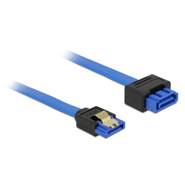 DeLOCK 84971 SATA cable 0.2 m SATA 7-pin SATA 22-pin + Molex (4-pin) Black, Blue