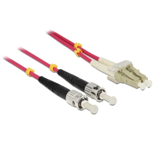DeLOCK 84867 cavo InfiniBand e in fibra ottica 5 m LC ST Viola