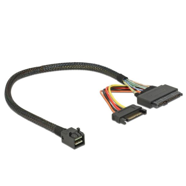 DeLOCK 84823 Serial Attached SCSI (SAS) cable 0.3 m Black