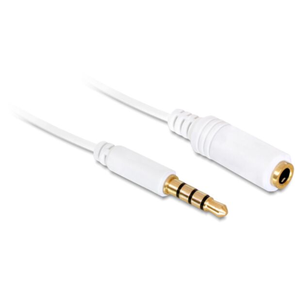 DeLOCK 84717 cavo audio 0,5 m 3.5mm Bianco