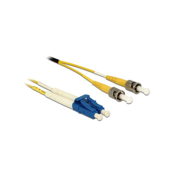DeLOCK 84690 cavo InfiniBand e in fibra ottica 3 m 2x LC 2x ST Giallo