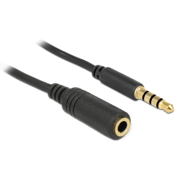 DeLOCK 84669 cavo audio 5 m 3.5mm Nero