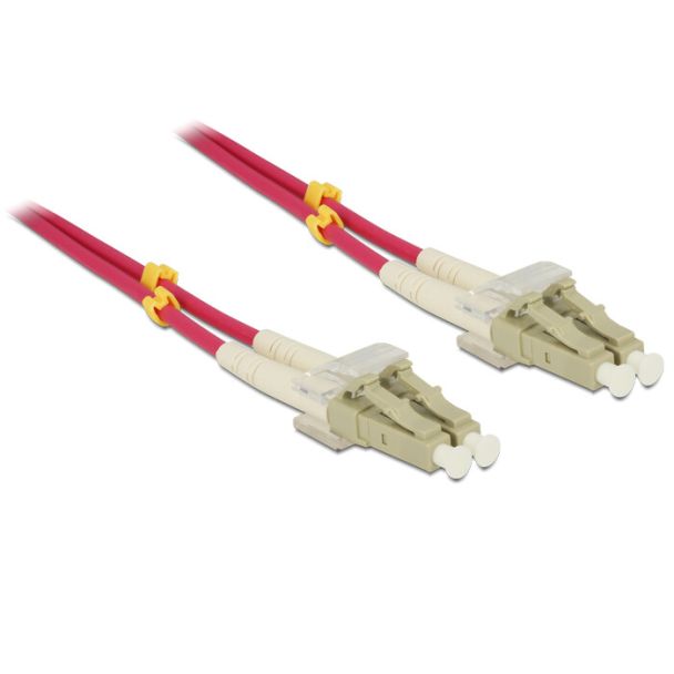 DeLOCK LC - LC, 2m InfiniBand/fibre optic cable Violet