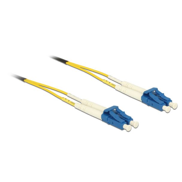 DeLOCK 3m LC-LC InfiniBand/fibre optic cable Yellow