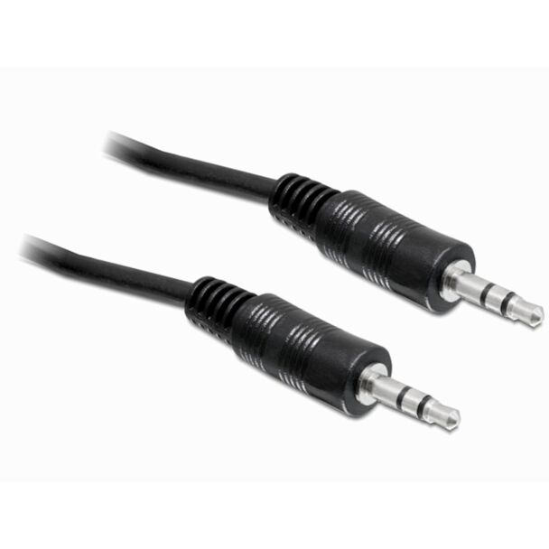 DeLOCK 84438 cavo audio 5 m 3.5mm Nero