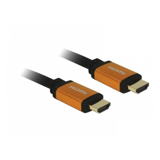 DeLOCK 85727 HDMI cable 1 m HDMI Type A (Standard) Black, Gold