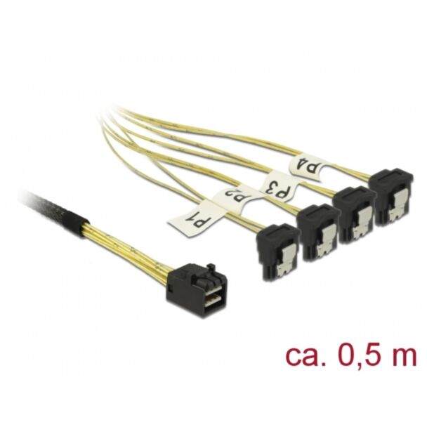 DeLOCK 85684 cavo di alimentazione interno 0,5 m